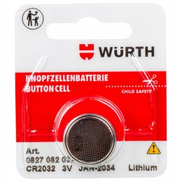 Bateria CR2032 1szt. Wurth 3V DL2032 CR 2032
