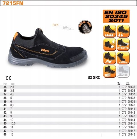 Buty obuwie robocze Beta 7215FN rozmiar 44 Buty obuwie robocze Beta 7215FN rozmiar 44