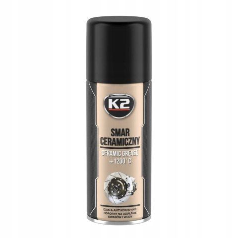 K2 Smar ceramiczny w sprayu wysokotemperaturowy spray 400ml K2 Smar ceramiczny w sprayu wysokotemperaturowy spray 400ml