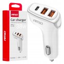Ładowarka samochodowa do auta samochodu 2x USB-A + USB-C 38W AMIO-03886