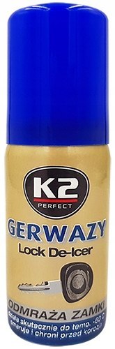 Odmrażacz do zamków K2 Gerwazy K656 50 ml Odmrażacz do zamków K2 Gerwazy K656 50 ml