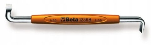 WKRĘTAK BETA PŁASKI KĄTOWY WYGIĘTY 1,2X8 1236B