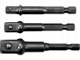 ZESTAW ADAPTERÓW HEX DO NASADEK 3szt YT-04685 YATO