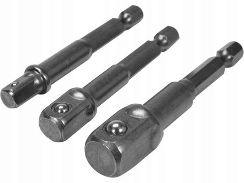 ZESTAW ADAPTERÓW HEX DO NASADEK 3szt YT-04685 YATO ZESTAW ADAPTERÓW HEX DO NASADEK 3szt YT-04685 YATO