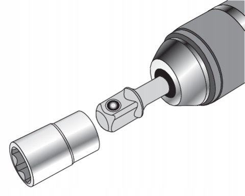 ZESTAW ADAPTERÓW HEX DO NASADEK 3szt YT-04685 YATO ZESTAW ADAPTERÓW HEX DO NASADEK 3szt YT-04685 YATO