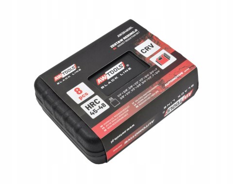 Zestaw redukcji udarowych CrMo BLACK LINE / 8 szt. AWTOOLS Zestaw redukcji udarowych CrMo BLACK LINE / 8 szt. AWTOOLS