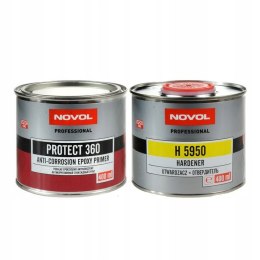 NOVOL 91580 PROTECT 360 Podkład Epoksydowy Czarny 1+1 Utwardzacz H5950 0,8L