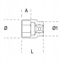 Nasadka 1/4" 12-kątna 11/32", 900AS/MB Beta Nasadka 1/4" 12-kątna 11/32", 900AS/MB Beta