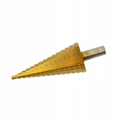Wiertło stopniowe proste 4 - 52 mm HSS TiN AWTOOLS Wiertło stopniowe proste 4 - 52 mm HSS TiN AWTOOLS