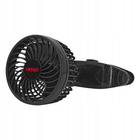 AMiO WIATRAK SAMOCHODOWY WENTYLATOR DO AUTA 12V