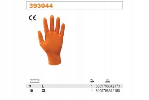 Rękawice nitrylowe mocne Beta rozmiar 9/L 10 szt. Rękawice nitrylowe mocne Beta rozmiar 9/L 10 szt.