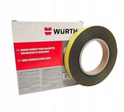 WURTH Taśma dwustronna mocna wąska 4mm WURTH Taśma dwustronna mocna wąska 4mm