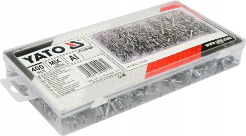 YATO NITY ZRYWALNE 400SZT. MIX 2,4-4,8 YT-36420 YATO NITY ZRYWALNE 400SZT. MIX 2,4-4,8 YT-36420
