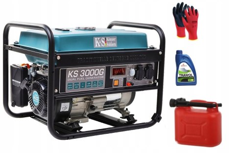 Agregat prądotwórczy K&S KS3000G 3kW + Gratis Agregat prądotwórczy K&S KS3000G 3kW + Gratis