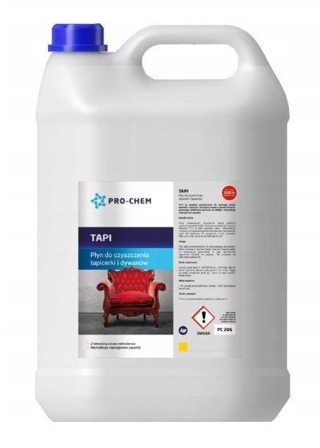 KONCENTRAT DO TAPICERKI I DYWANÓW 5L PRO CHEM TAPI KONCENTRAT DO TAPICERKI I DYWANÓW 5L PRO CHEM TAPI