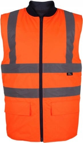 Kamizelka dwustronna ocieplana odblaskowa / 2XL Kamizelka dwustronna ocieplana odblaskowa / 2XL