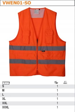 Kamizelka odblaskowa Beta VWEN01 XL