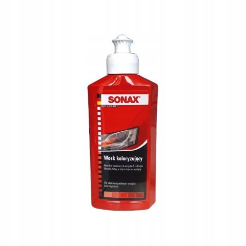Wosk koloryzujący Sonax 250 ml czerwony