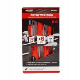 Zestaw wkrętaków /wkręty 4xSL+2xPZ 6szt Awtools