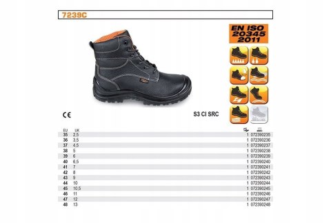 BUTY ROBOCZE OCIEPLANE WODOODPORNE BETA 7239C R.44 BUTY ROBOCZE OCIEPLANE WODOODPORNE BETA 7239C R.44