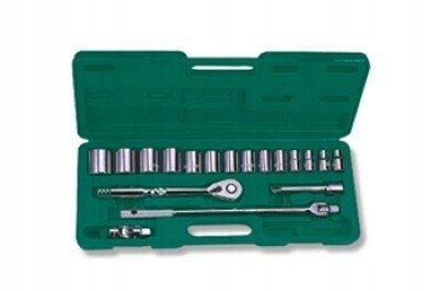 Jonnesway Zestaw 18szt. narzędzi calowych 1/2'' Jonnesway Zestaw 18szt. narzędzi calowych 1/2''
