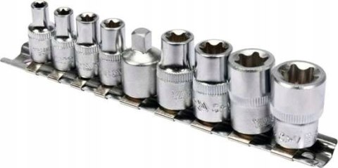 Klucze nasadowe TORX E5 - E16, kpl. 9 szt. YATO Klucze nasadowe TORX E5 - E16, kpl. 9 szt. YATO