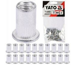NITONAKRĘTKI ALUMINIOWE M5, 20SZT YATO