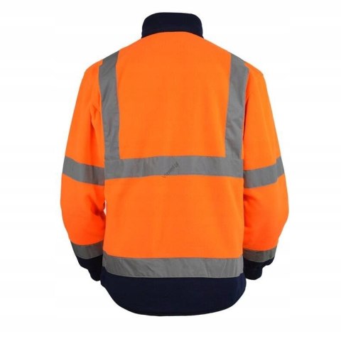 POLAR BLUZA KURTKA Z POLARU POMARAŃCZOWA S POLAR BLUZA KURTKA Z POLARU POMARAŃCZOWA S