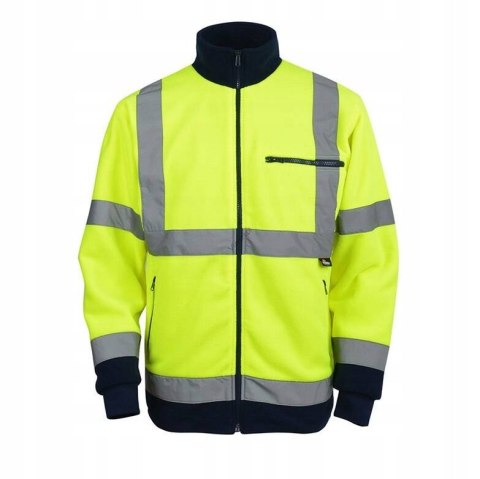 POLAR BLUZA KURTKA Z POLARU ŻÓŁTA OSTRZEGAWCZA POLAR BLUZA KURTKA Z POLARU ŻÓŁTA OSTRZEGAWCZA