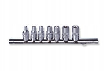 JONNESWAY KPL. KLUCZY NASADOWYCH TORX-E 1/4"