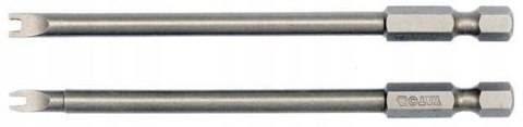 Końcówki wkrętakowe 1/4'', 2 szt. - spanner YATO