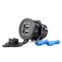 ŁADOWARKA SAMOCHODOWA 2X USB QC AMiO ŁADOWARKA SAMOCHODOWA 2X USB QC AMiO