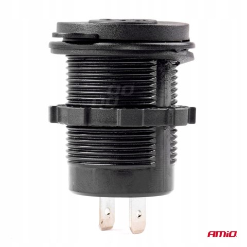 ŁADOWARKA SAMOCHODOWA 2X USB QC AMiO ŁADOWARKA SAMOCHODOWA 2X USB QC AMiO