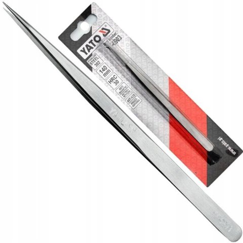 Pęseta prosta 140 mm YATO Pęseta prosta 140 mm YATO
