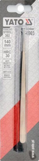 Pęseta prosta 140 mm YATO Pęseta prosta 140 mm YATO