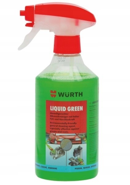 Środek Wurth Liquid Green Do Czyszczenia 500 Ml Środek Wurth Liquid Green Do Czyszczenia 500 Ml