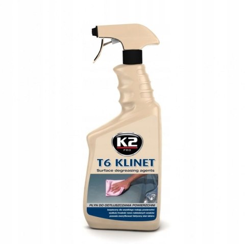 K2 T6 KLINET 770 ML - odtłuszczanie lakieru K2 T6 KLINET 770 ML - odtłuszczanie lakieru
