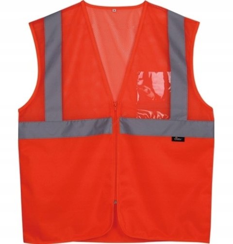 Kamizelka odblaskowa z siateczką pomarańcz XXL/3XL Kamizelka odblaskowa z siateczką pomarańcz XXL/3XL