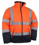 Kurtka ostrzegawcza softshell Vizwell VWJK135ON