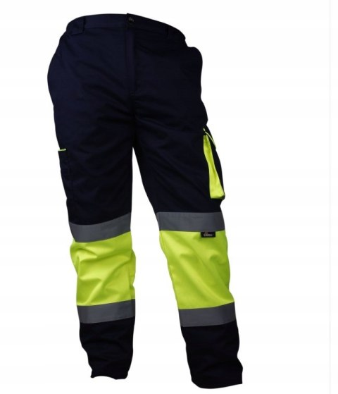 SPODNIE ROBOCZE OSTRZEGAWCZE VIZWELL VWTC17 / XXXL SPODNIE ROBOCZE OSTRZEGAWCZE VIZWELL VWTC17 / XXXL