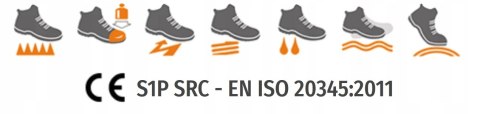 BUTY ROBOCZE BEZPIECZNE SKÓRZANE 7241B BETA 47 BUTY ROBOCZE BEZPIECZNE SKÓRZANE 7241B BETA 47