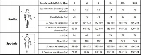 Komplet przeciwdeszczowy VWJK67-68 beta XXL Komplet przeciwdeszczowy VWJK67-68 beta XXL