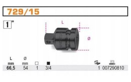 REDUKCJA UDAROWA ŁĄCZNIK 1 X 3/4 BETA 729/15