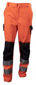 SPODNIE ROBOCZE OSTRZEGAWCZE POMARAŃCZOWE /XL SPODNIE ROBOCZE OSTRZEGAWCZE POMARAŃCZOWE /XL