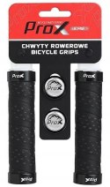 CHWYTY ROWEROWE PROX GP-82C OWIJKA 130MM 2xSKRĘCANE CZARNE