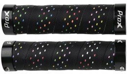 CHWYTY ROWEROWE PROX GP-82C OWIJKA 130MM 2xSKRĘCANE RAINBOW