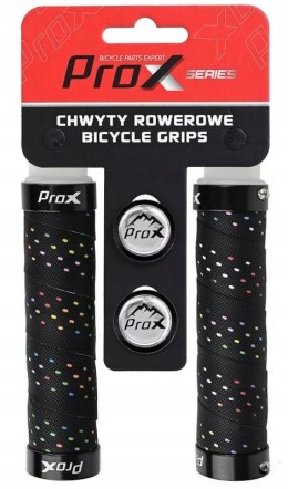 CHWYTY ROWEROWE PROX GP-82C OWIJKA 130MM 2xSKRĘCANE RAINBOW