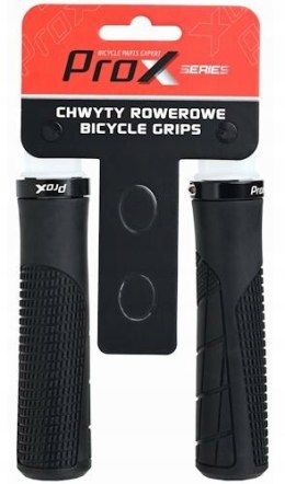 Chwyty kierownicy PROX GP-34 skręcane 130mm czarne