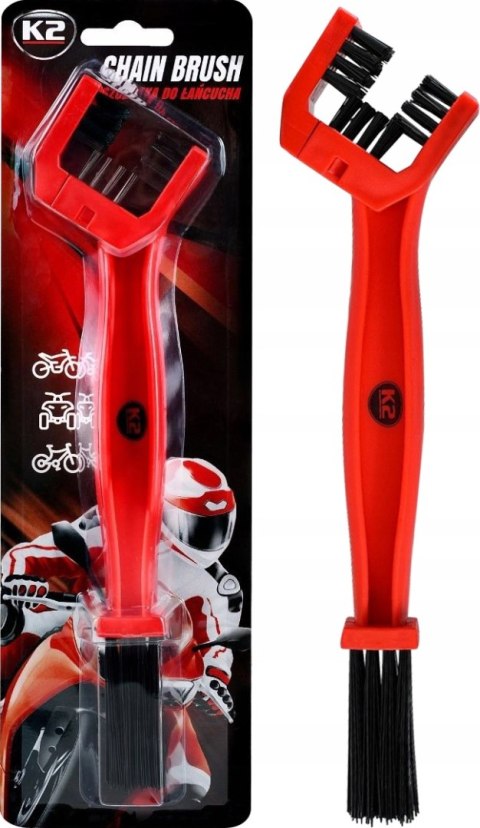 K2 SZCZOTKA DO CZYSZCZENIA ŁAŃCUCHA UNIWERSALNA K2 SZCZOTKA DO CZYSZCZENIA ŁAŃCUCHA UNIWERSALNA