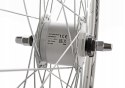 Koło rowerowe przód 28" Stars Circle z prądnicą Shimano 3W 6V srebrne